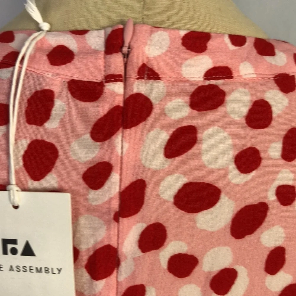 Free Assembly's Dolman Sleeve Red/ Pink/ White Dress Size S